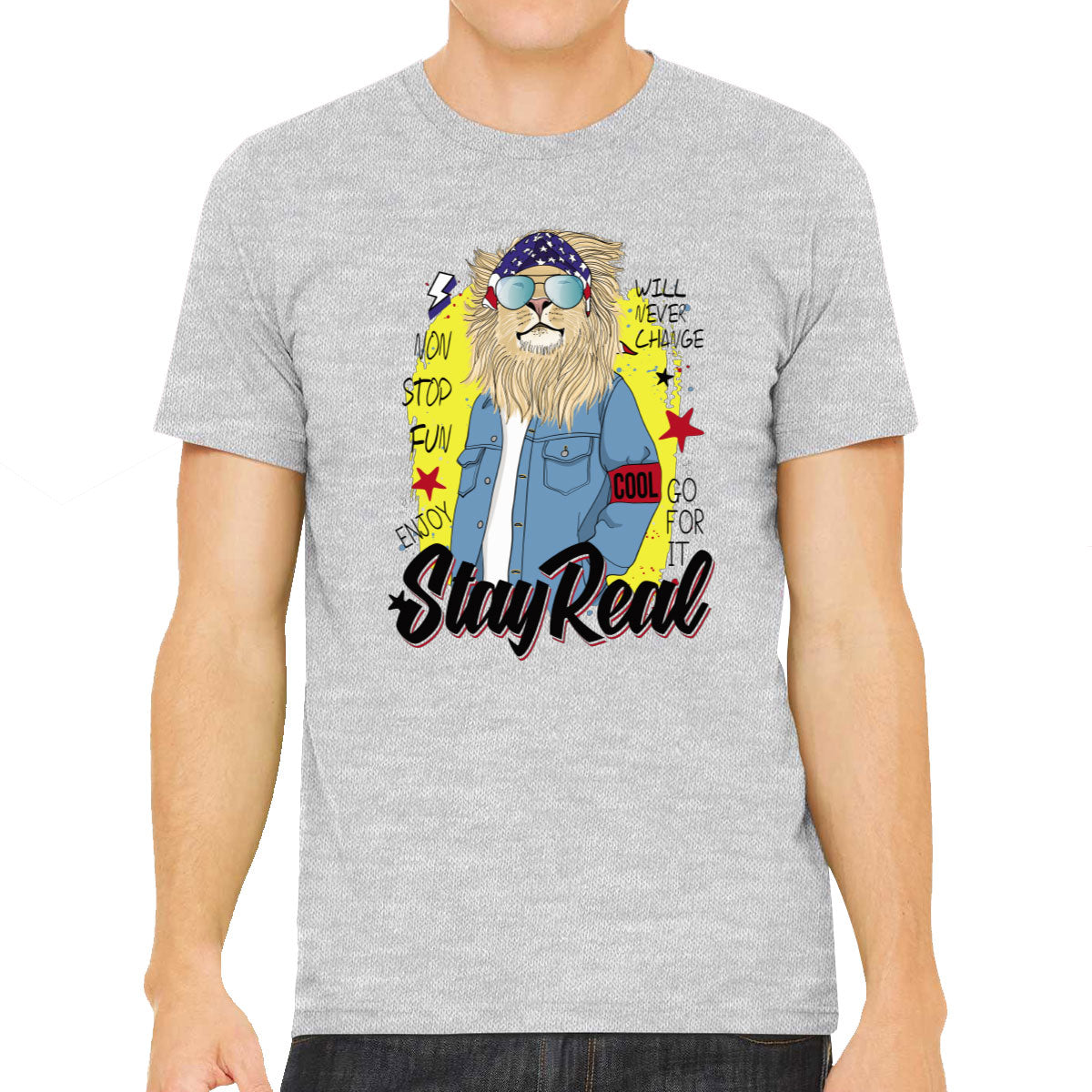 Stay Real Men's T-shirt