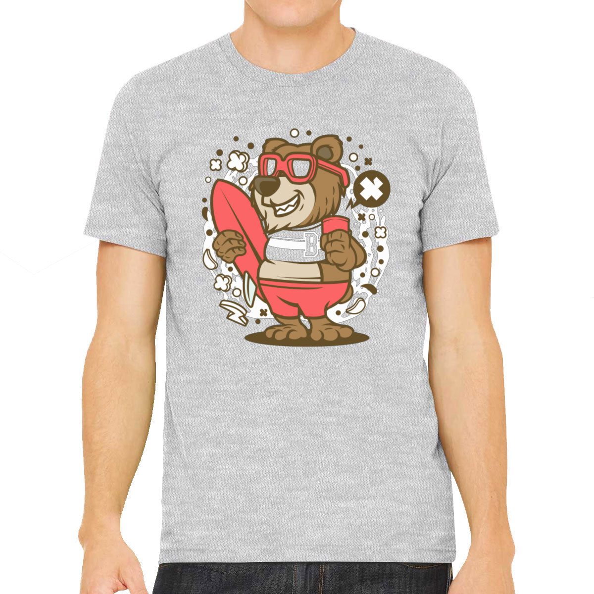 Surfer Bear Men's T-shirt