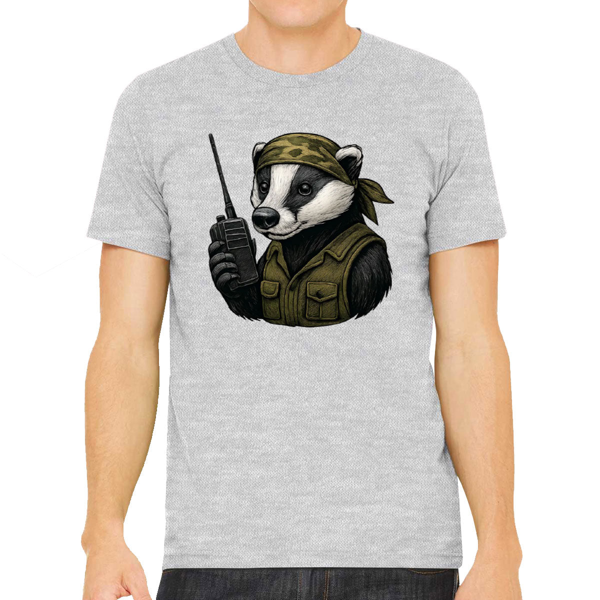 Tactical Raccoon Hunting Men's T-shirt