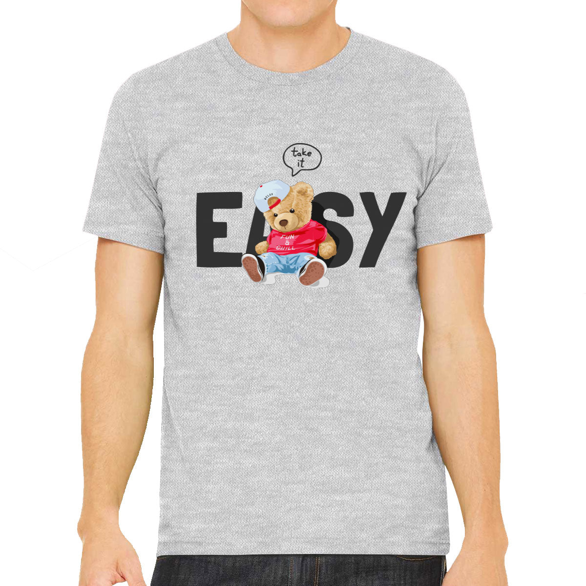 Teddy Bear Take It Easy Men's T-shirt