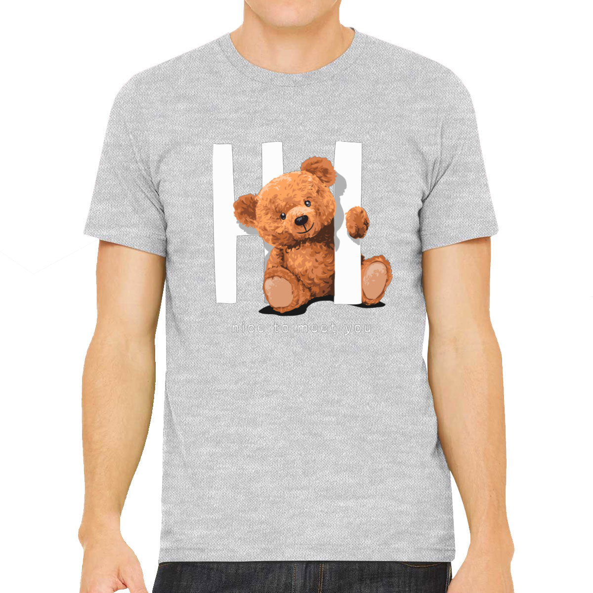 Teddy Bear Hi Men's T-shirt