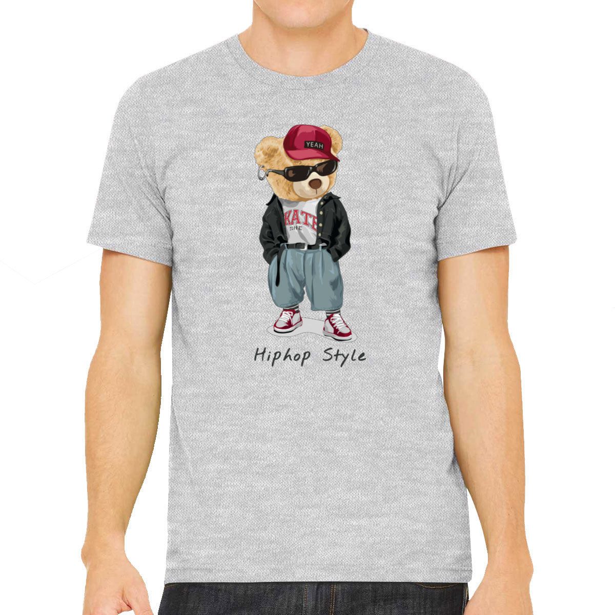 Teddy Bear Hiphop Style Men's T-shirt