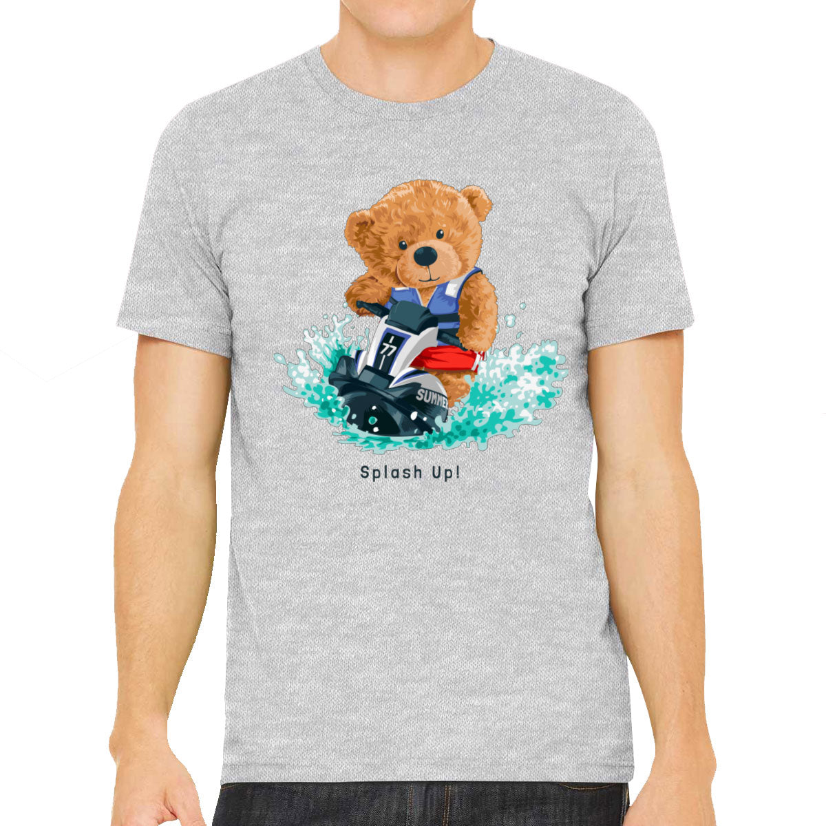 Teddy Bear Jet Ski Men's T-shirt