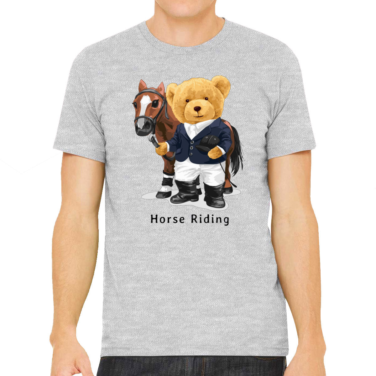 Teddy Bear Riding Men's T-shirt