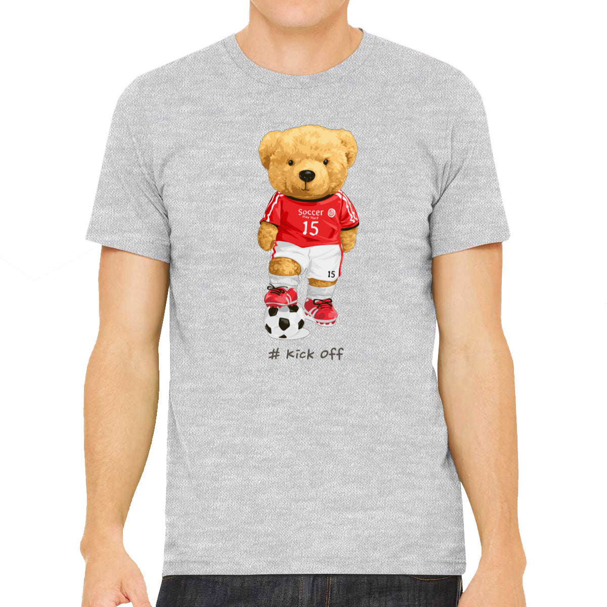 Teddy Bear Soccer Men's T-shirt
