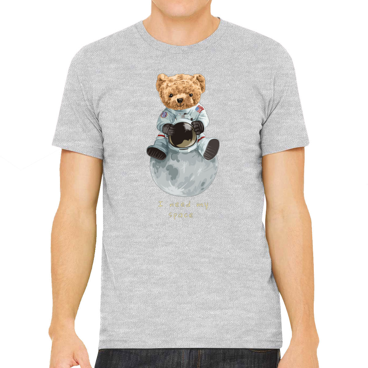 Teddy Bear Astronaut Men's T-shirt
