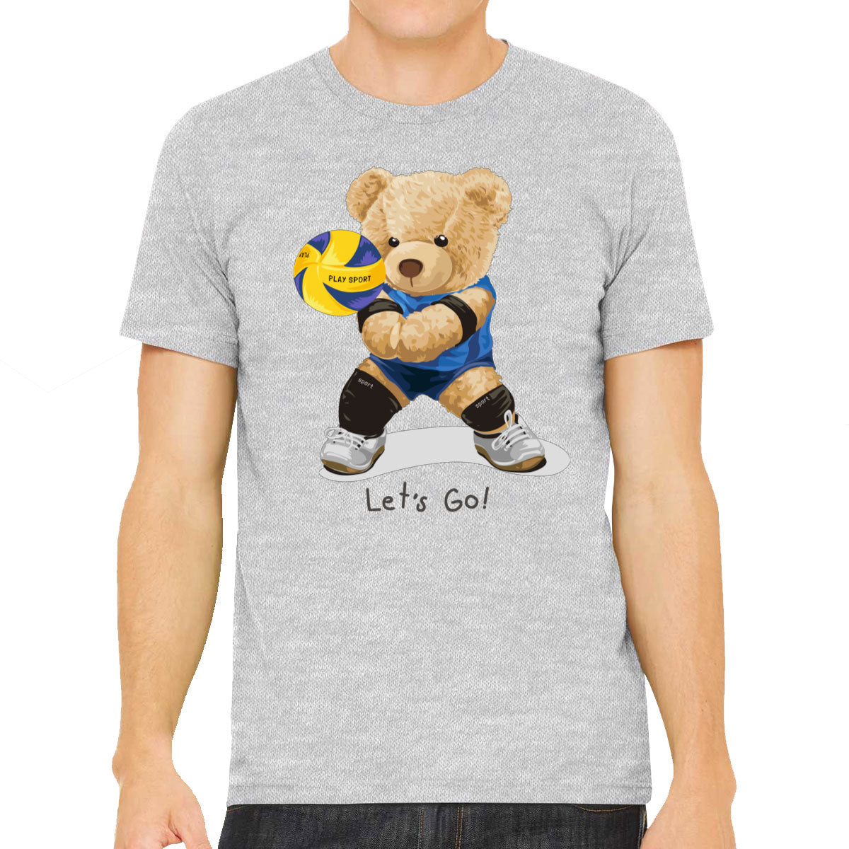 Teddy Bear Volleyball Men's T-shirt