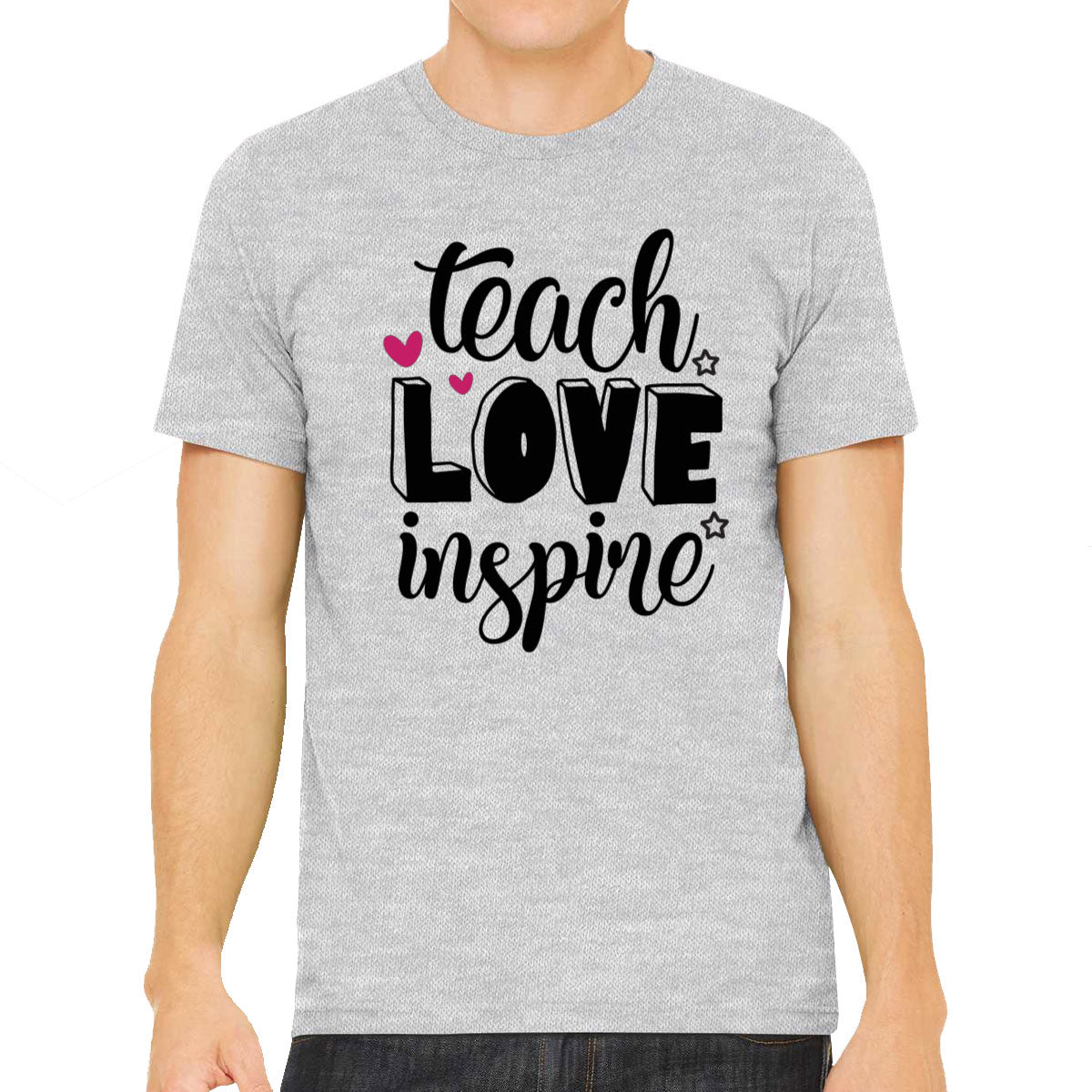 Teach Love Inspire Teacher Men's T-shirt