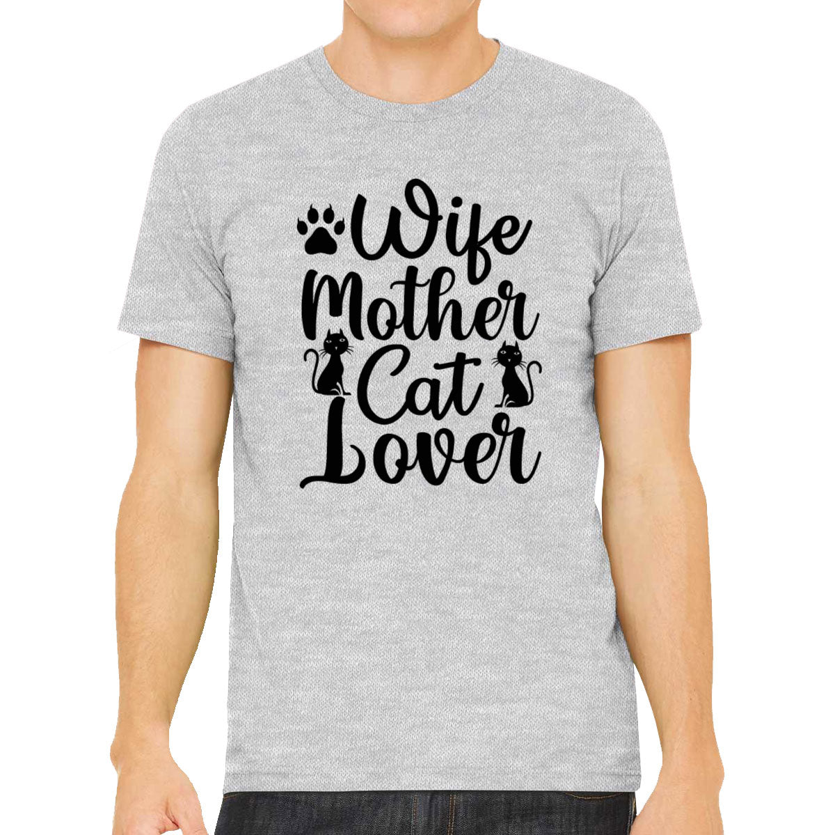 Wife Mother Cat Lover Men's T-shirt