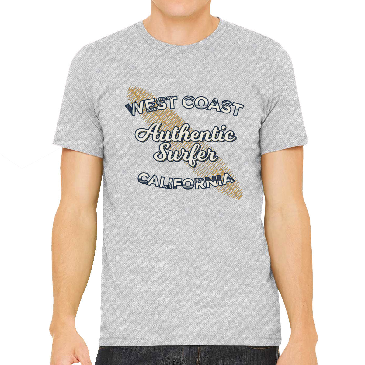 Authentic Surfer West Coast California Men's T-shirt
