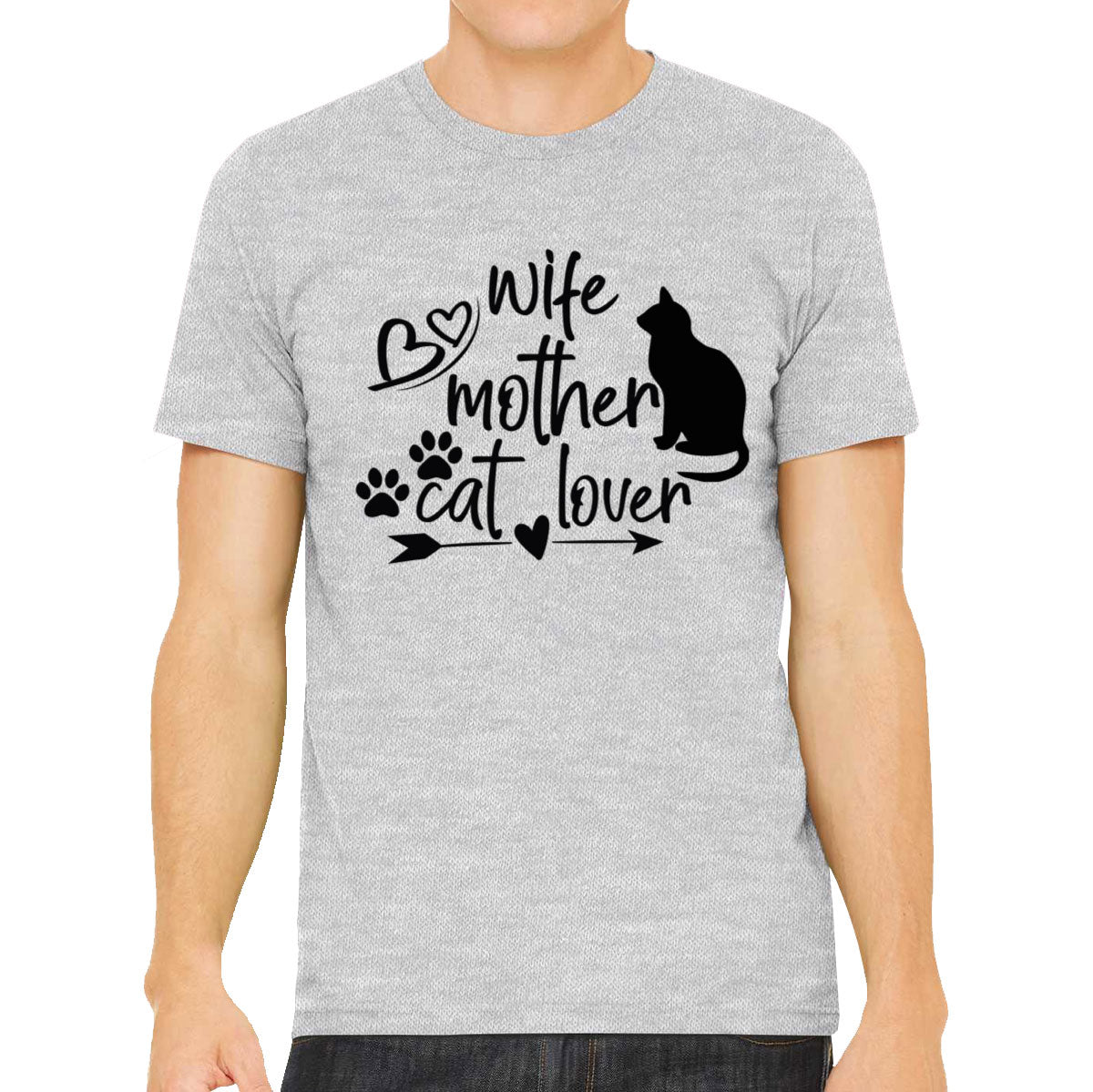 Wife Mother Cat Lover Mother's Day Men's T-shirt