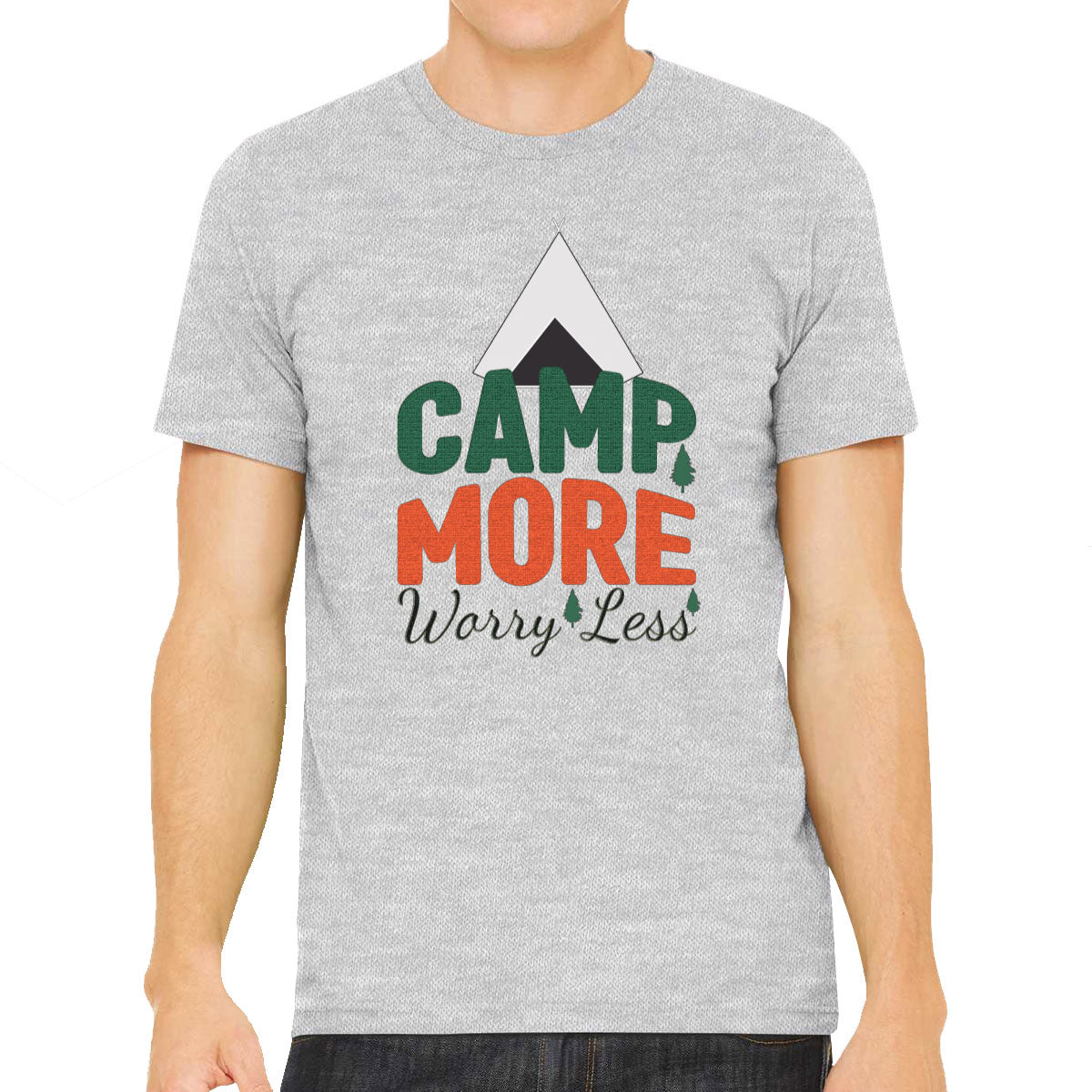 Camp More Worry Less Men's T-shirt