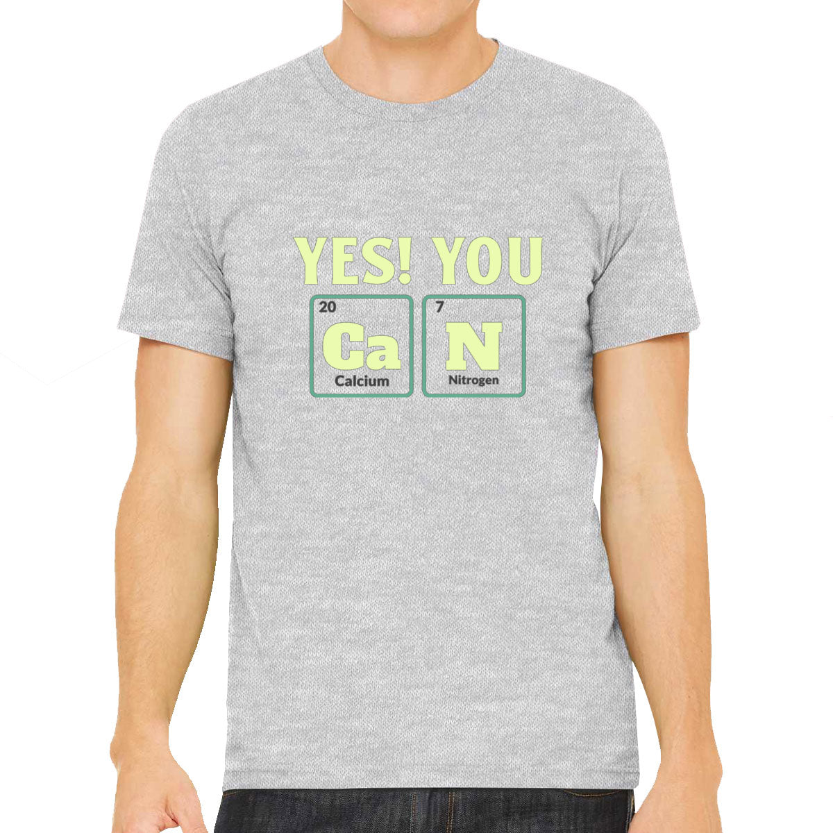 Yes You Can Funny Periodic Table Men's T-shirt