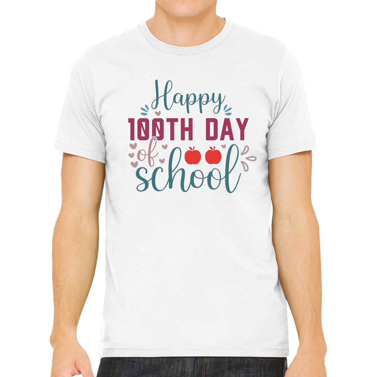 Happy 100th Day Of School Men's T-shirt