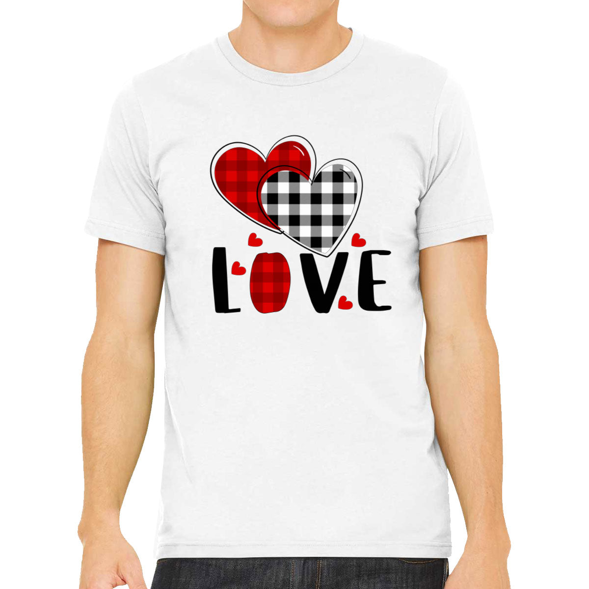 Heart Love Valentine's Day Men's T-shirt