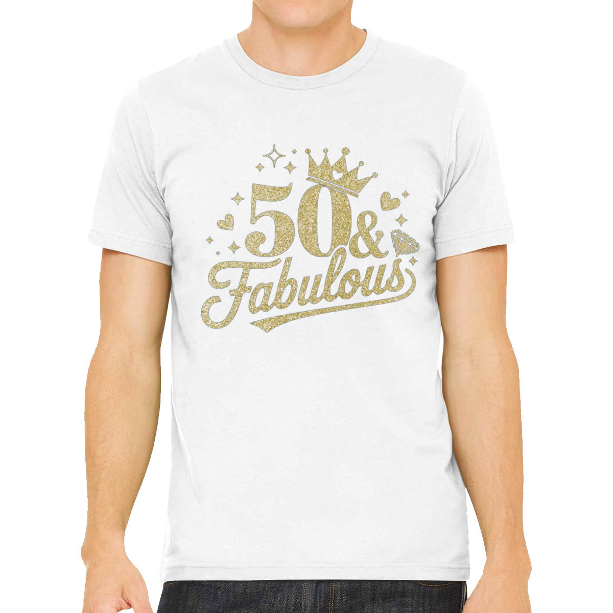 50 And Fabulous 50th Birthday Men's T-shirt