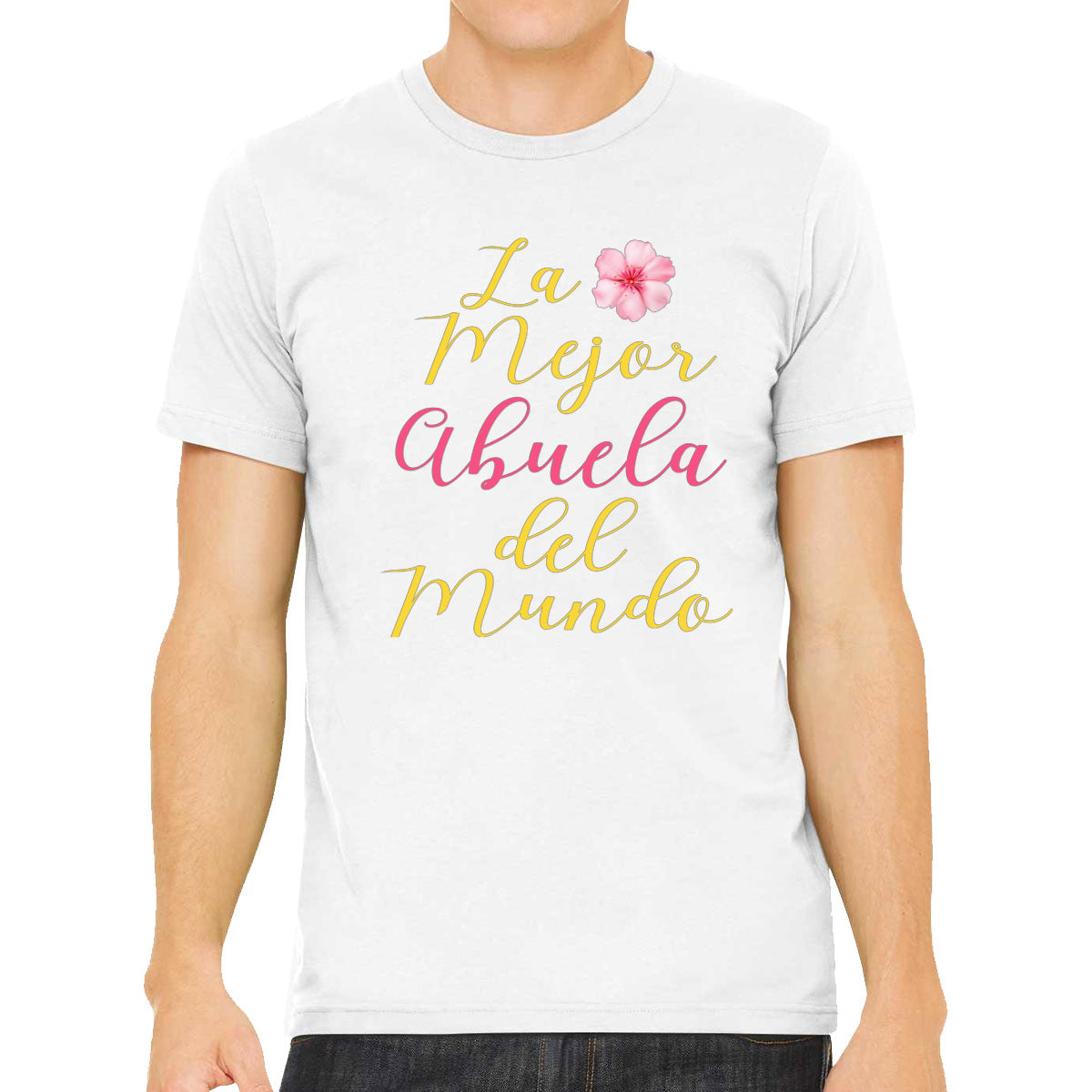 La Mejor Abuela Del Mundo Hispanic Grandma Mother's Day Men's T-shirt
