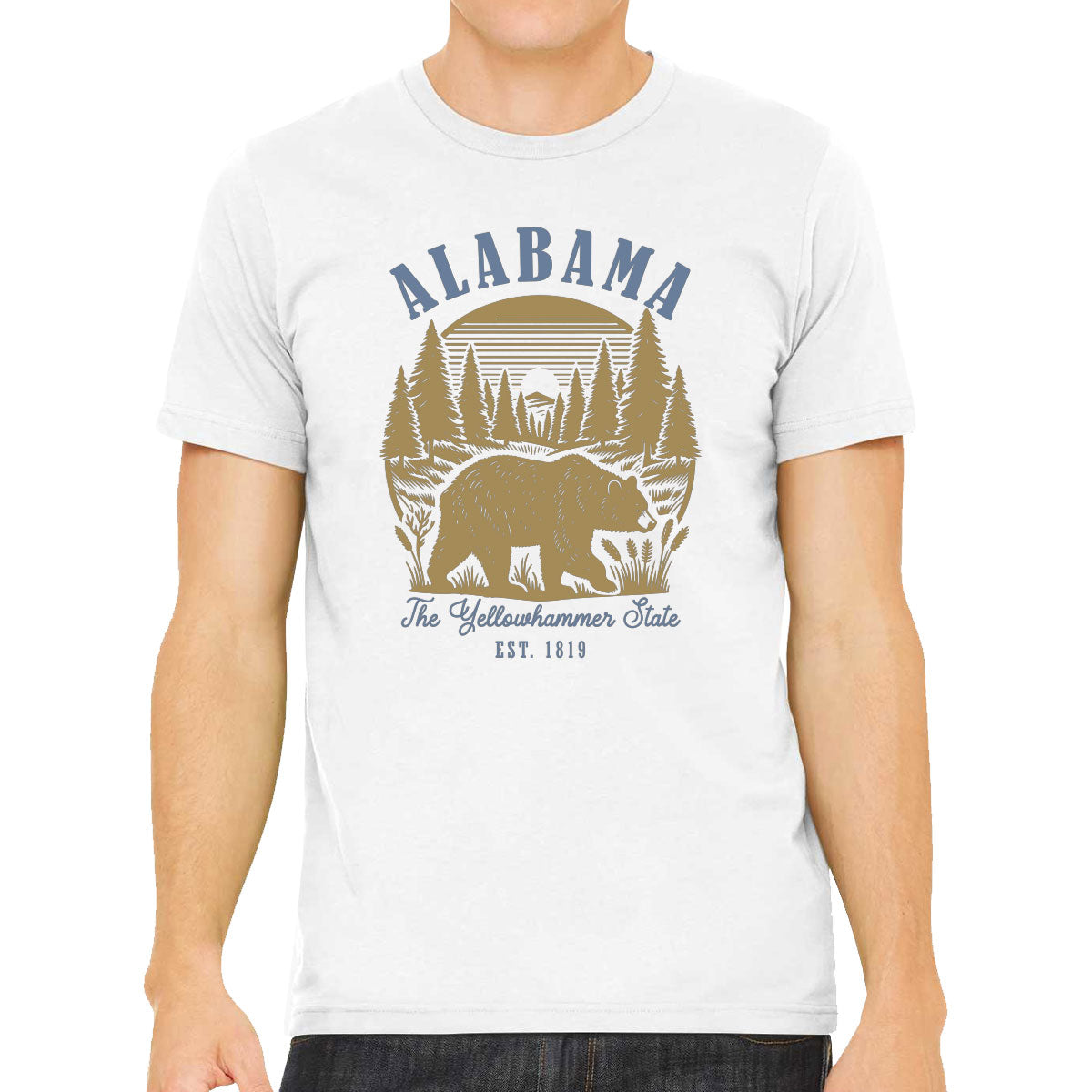 Alabama State Vintage Men's T-shirt