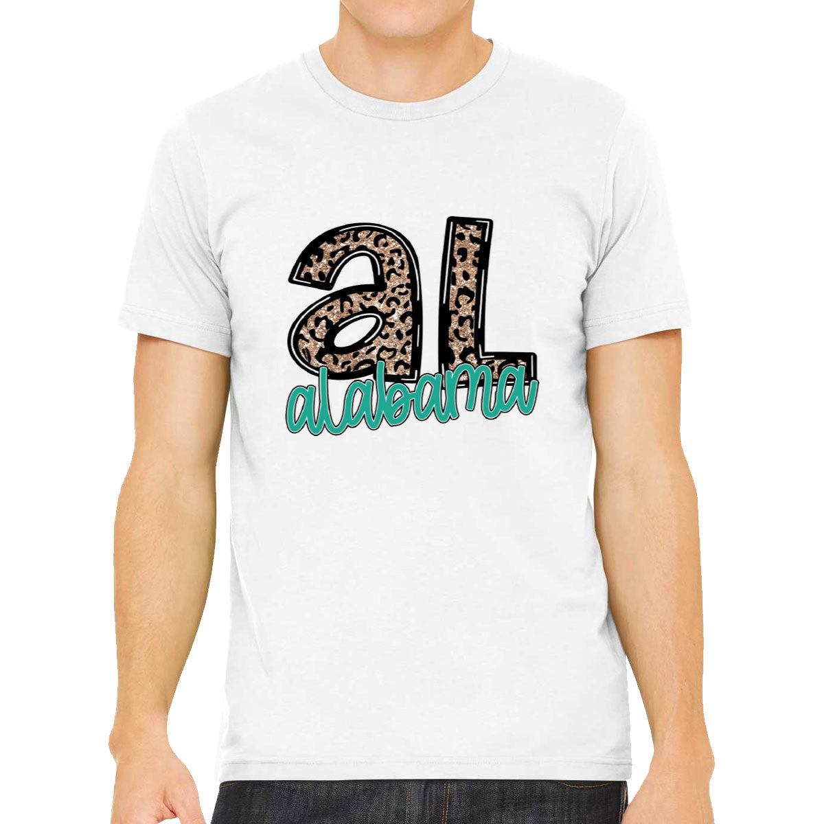 Alabama State Abbreviation Men's T-shirt