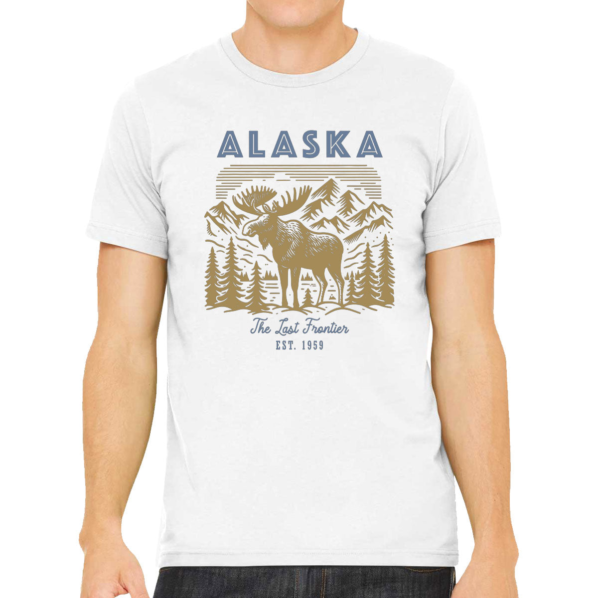 Alaska State Vintage Men's T-shirt