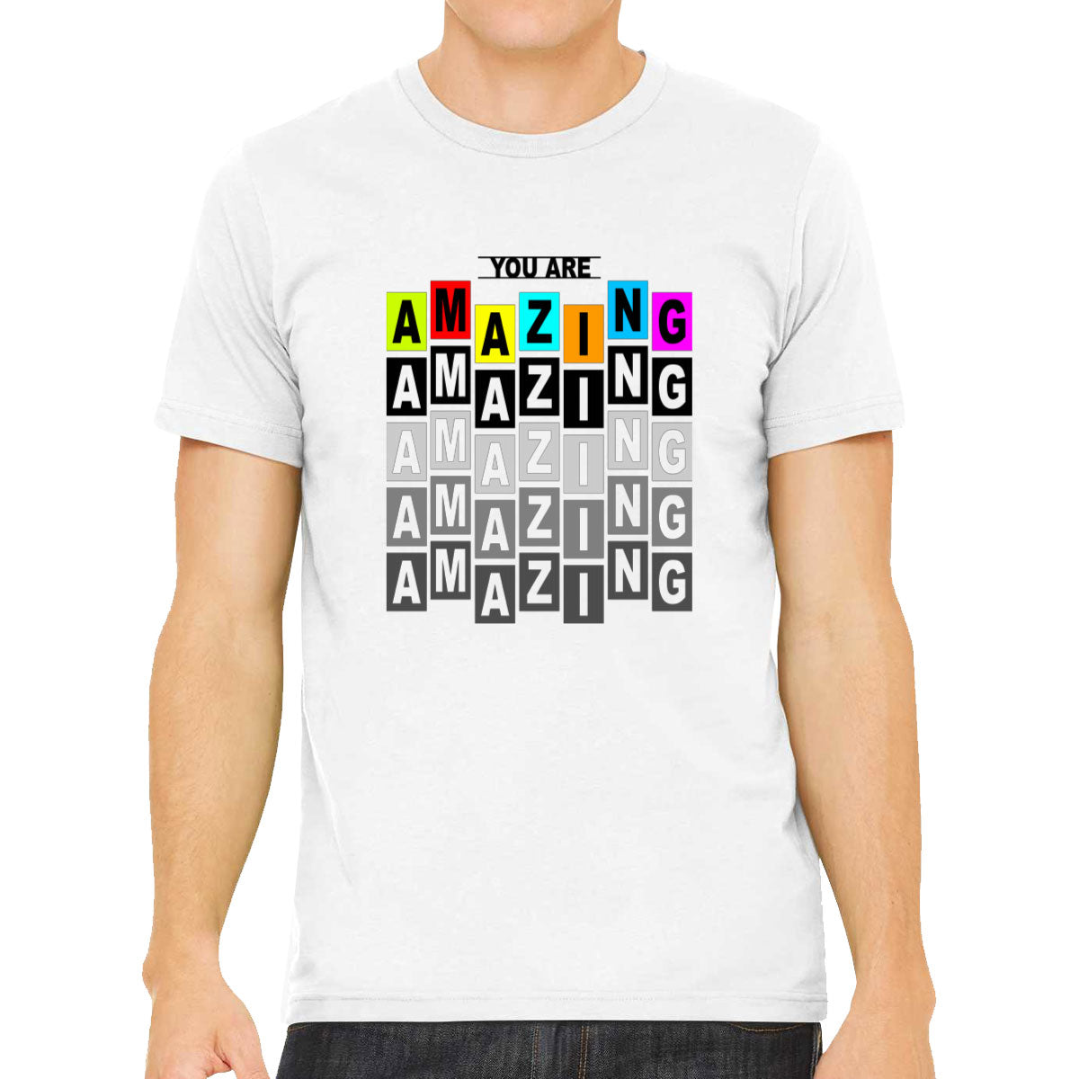 Amazing Typography Men's T-shirt