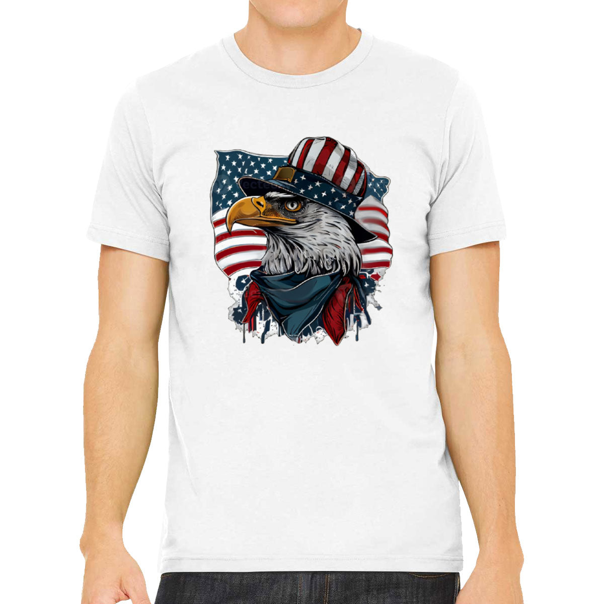 American Eagle Flag Patriotic Men's T-shirt