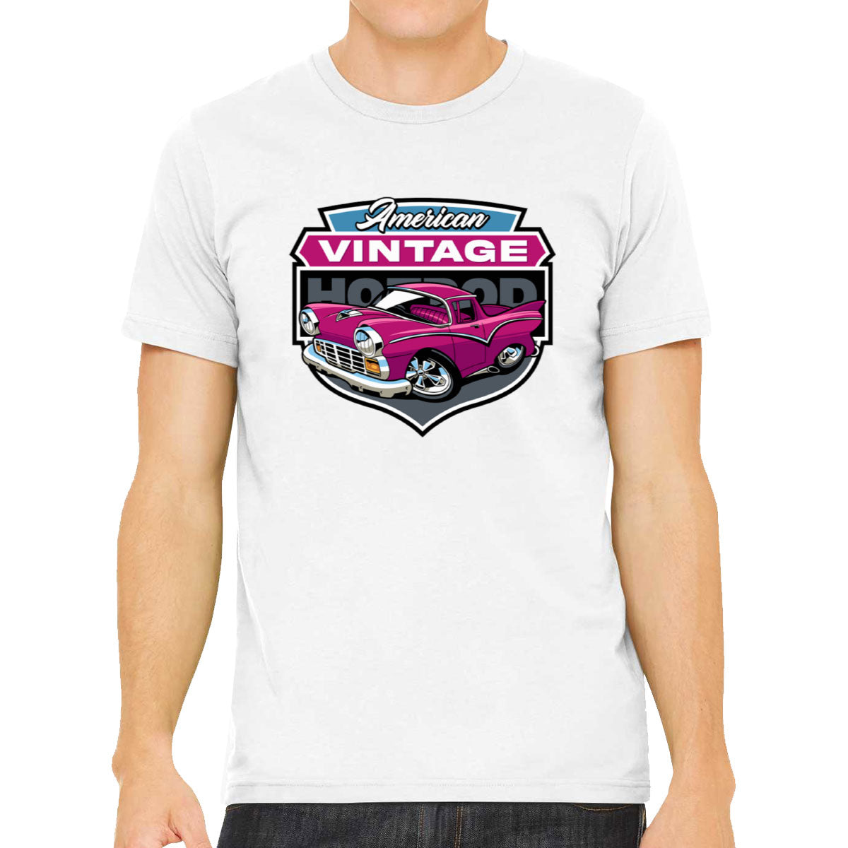 American Vintage Hotrod Car Men's T-shirt