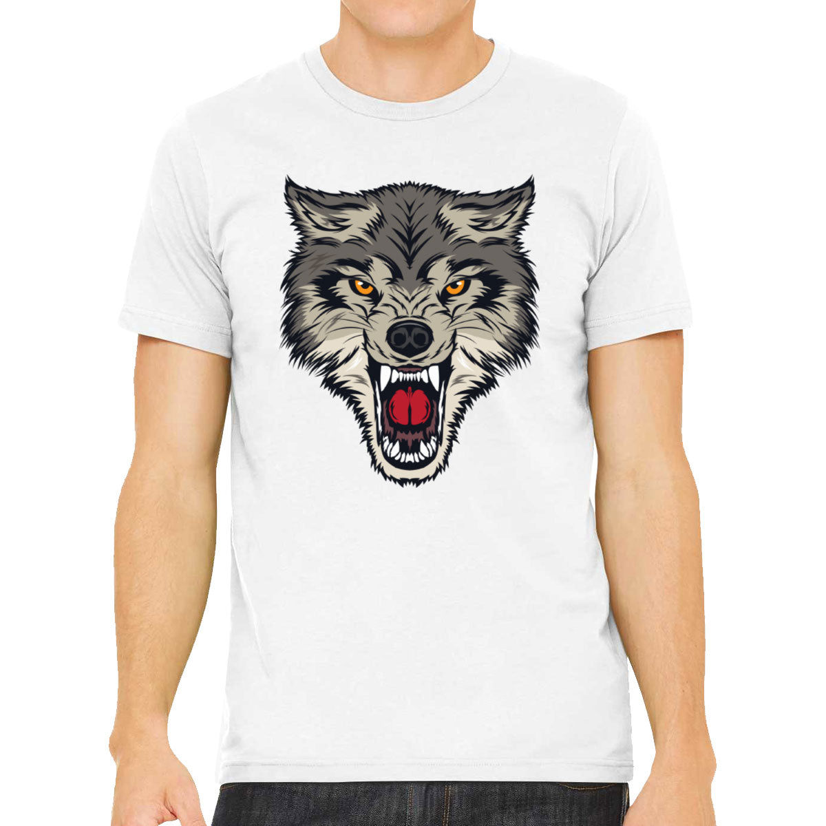 Angry Wolf Men's T-shirt