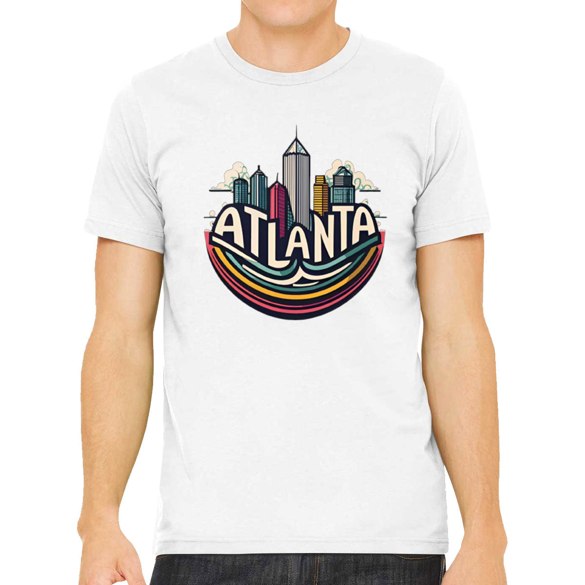 Atlanta Georgia Skyline Men's T-shirt