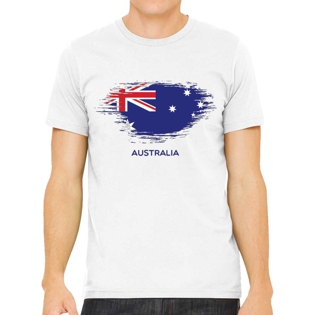 Australia Flag Love Men's T-shirt