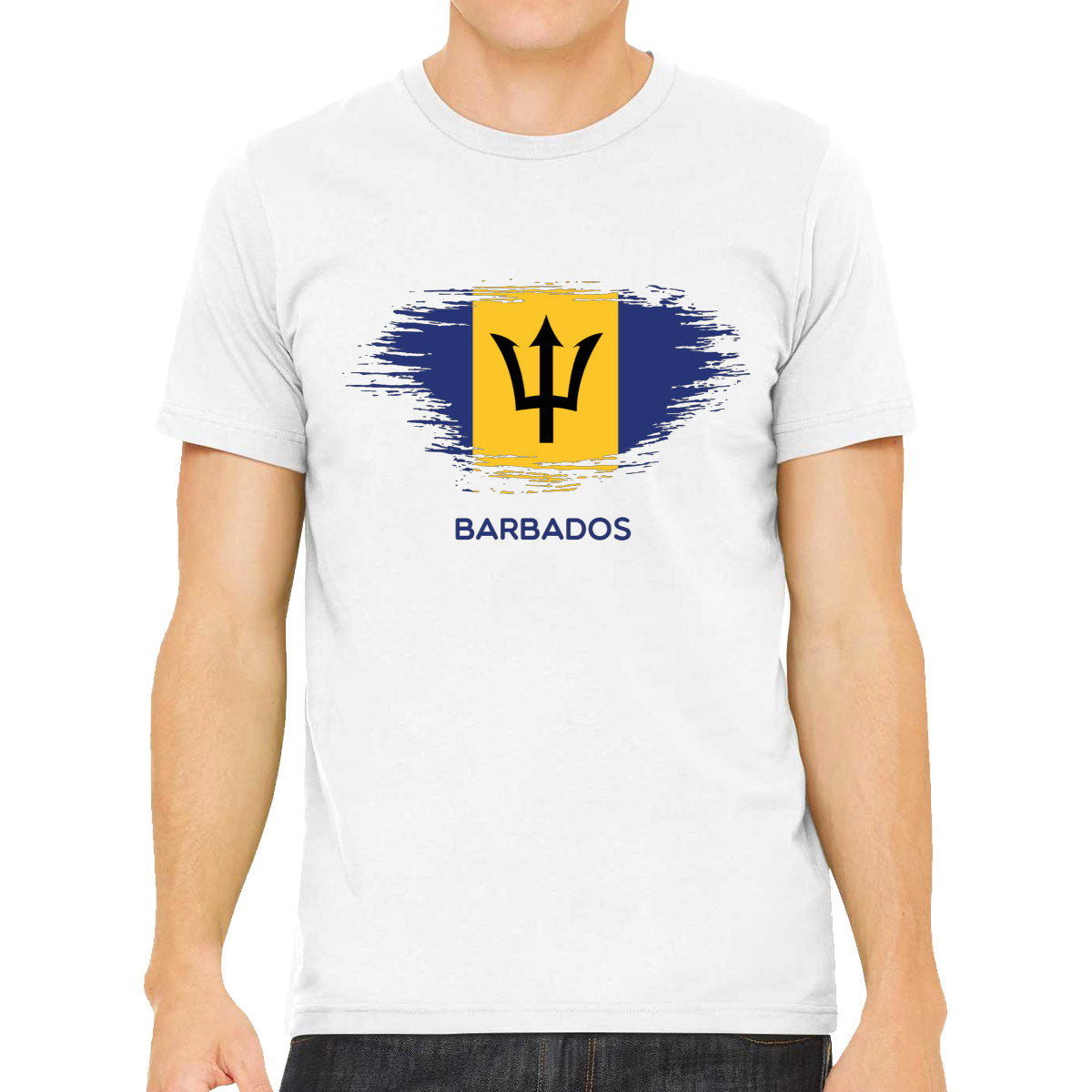 Barbados Flag Men's T-shirt