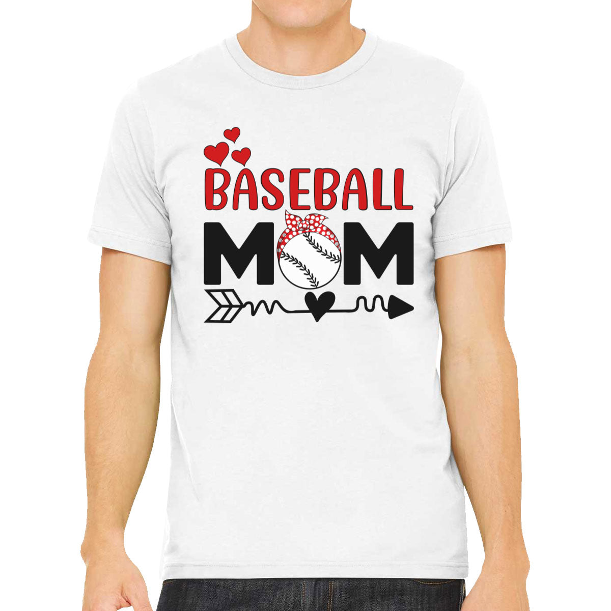 Baseball Mom Men's T-shirt