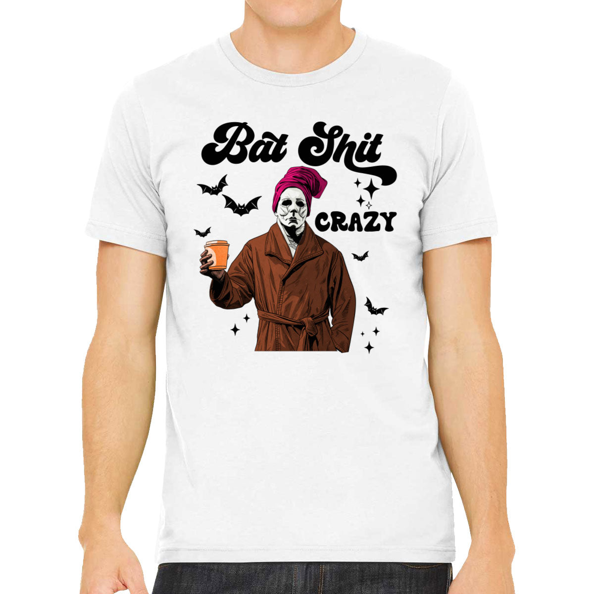 Bat Shit Crazy Myers Halloween Men's T-shirt