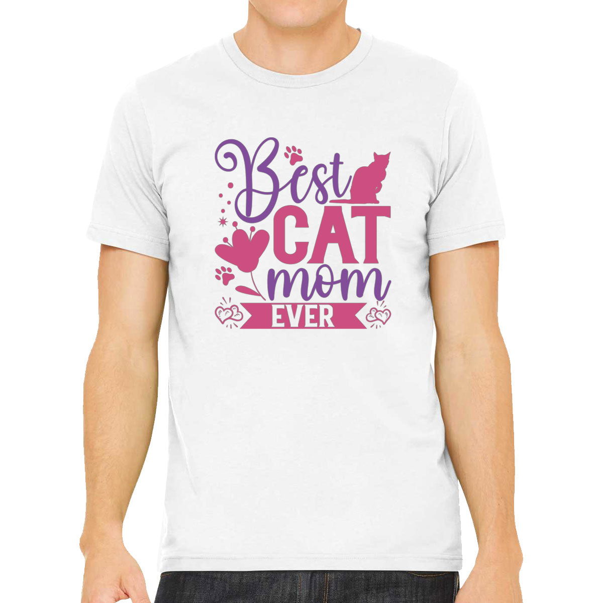 Best Cat Mom Ever Men's T-shirt