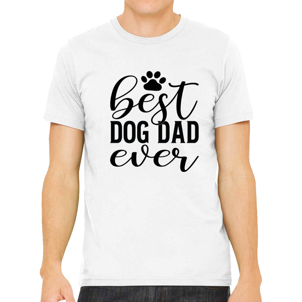 Best Dog Dad Ever Men's T-shirt