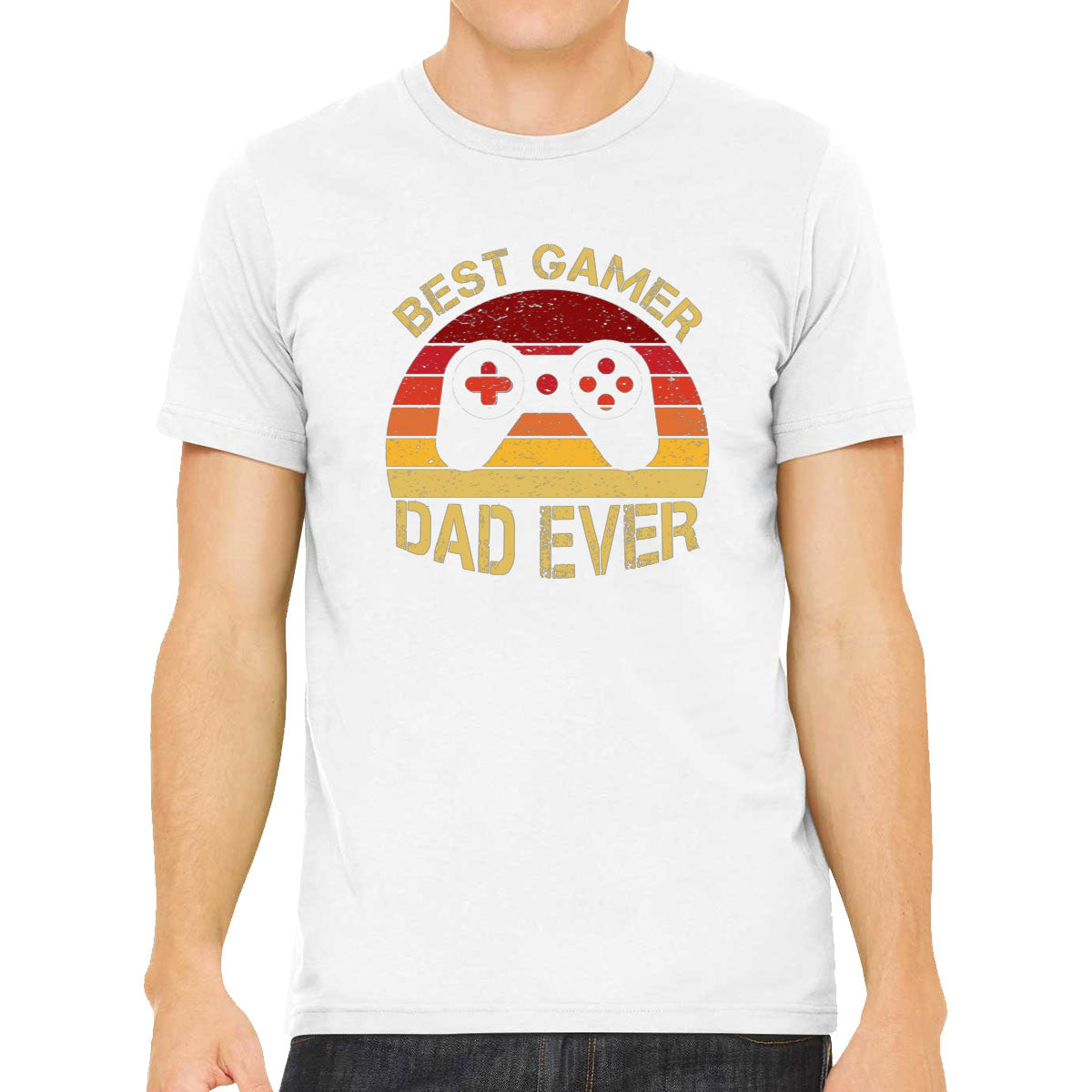 Best Gamer Dad Ever Father's Day Men's T-shirt
