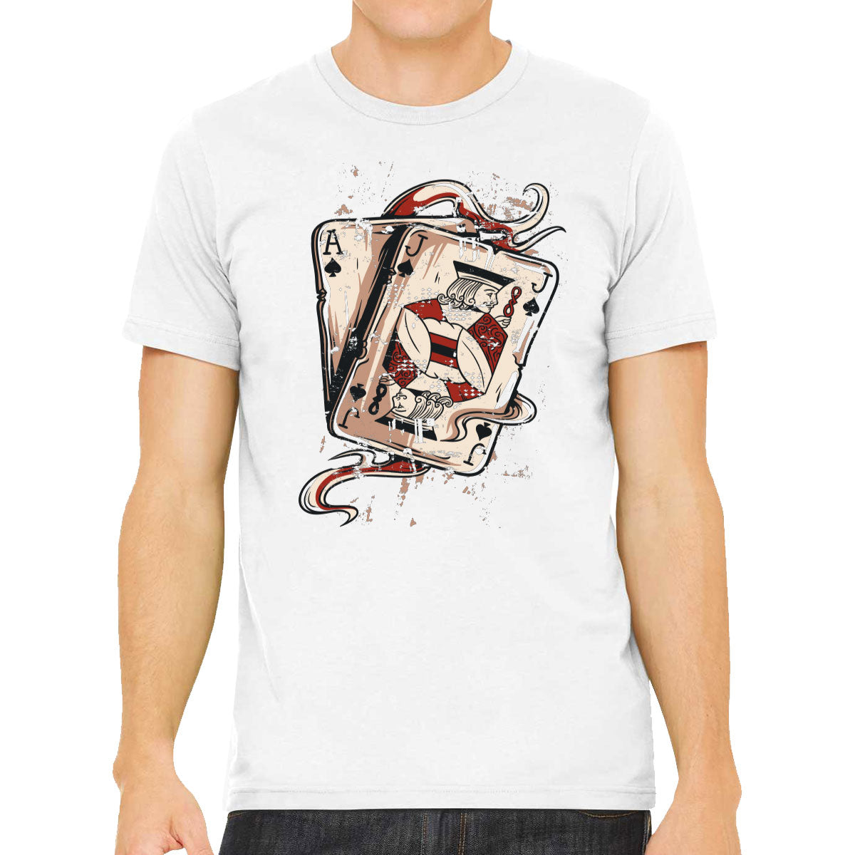 Blackjack Playing Cards Men's T-shirt