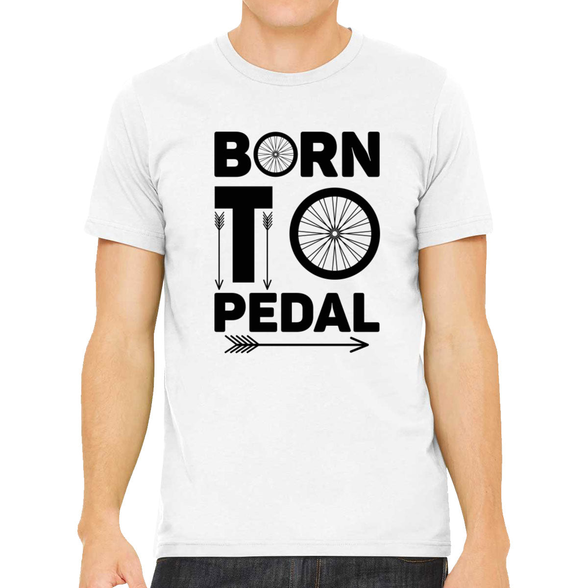 Born To Pedal Bicycle Cycling Men's T-shirt