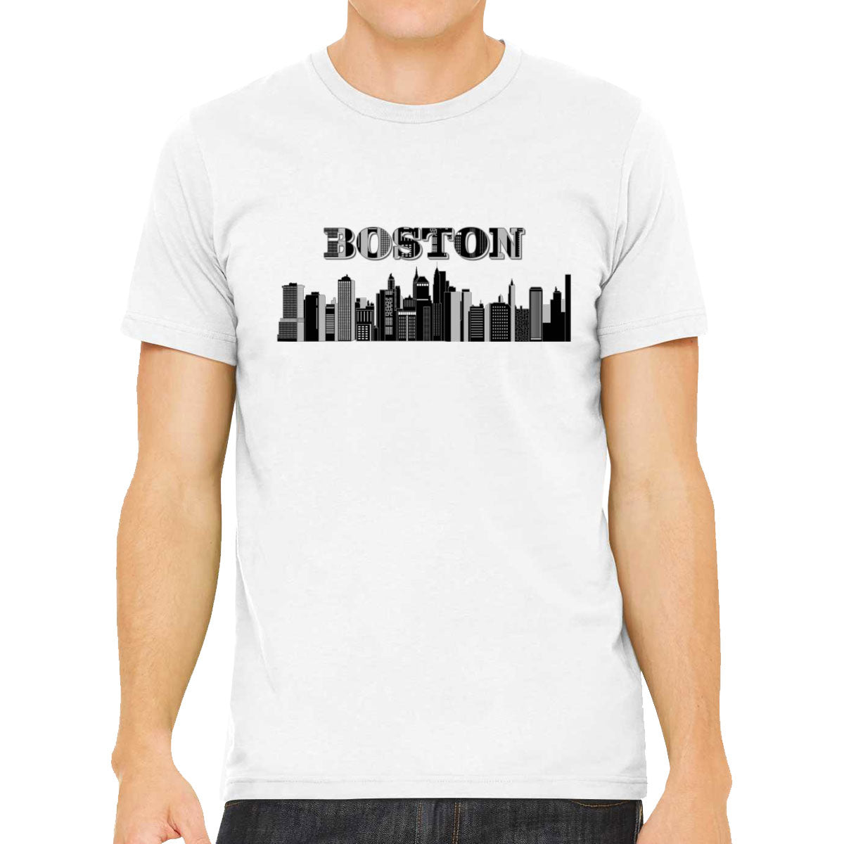 Boston Skyline Men's T-shirt