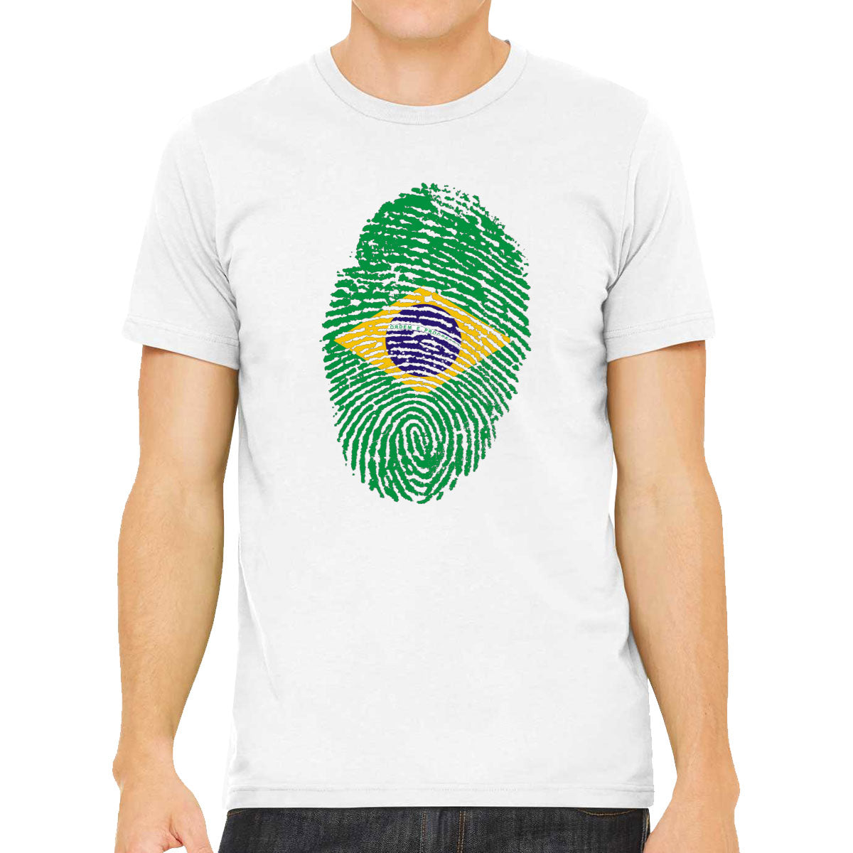 Brazil Fingerprint Men's T-shirt