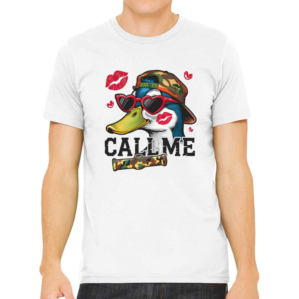 Duck Hunting Call Me Men's T-shirt
