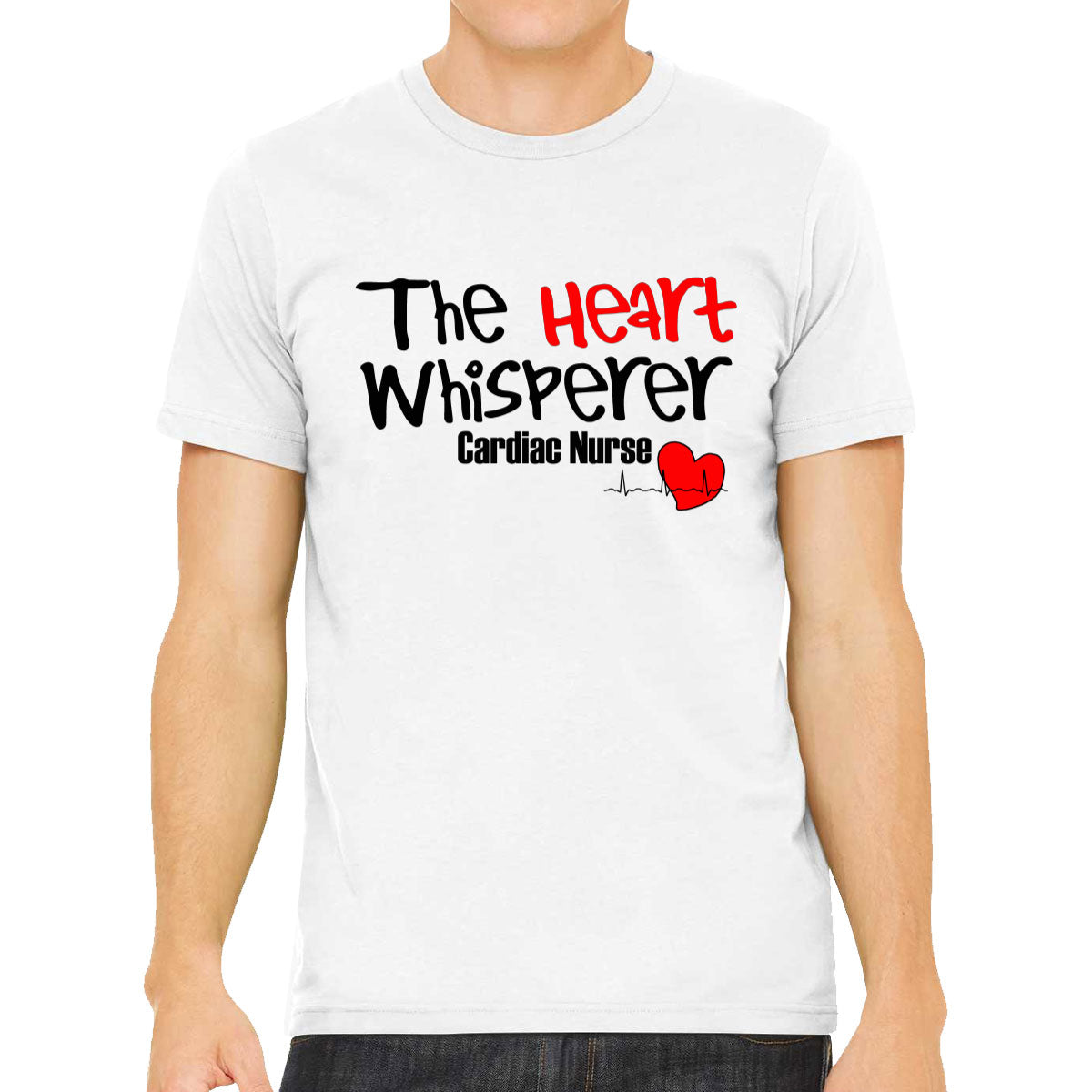 The Heart Whisperer Cardiac Nurse Men's T-shirt
