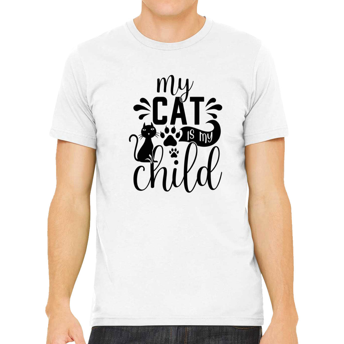 My Cat Is My Child Men's T-shirt