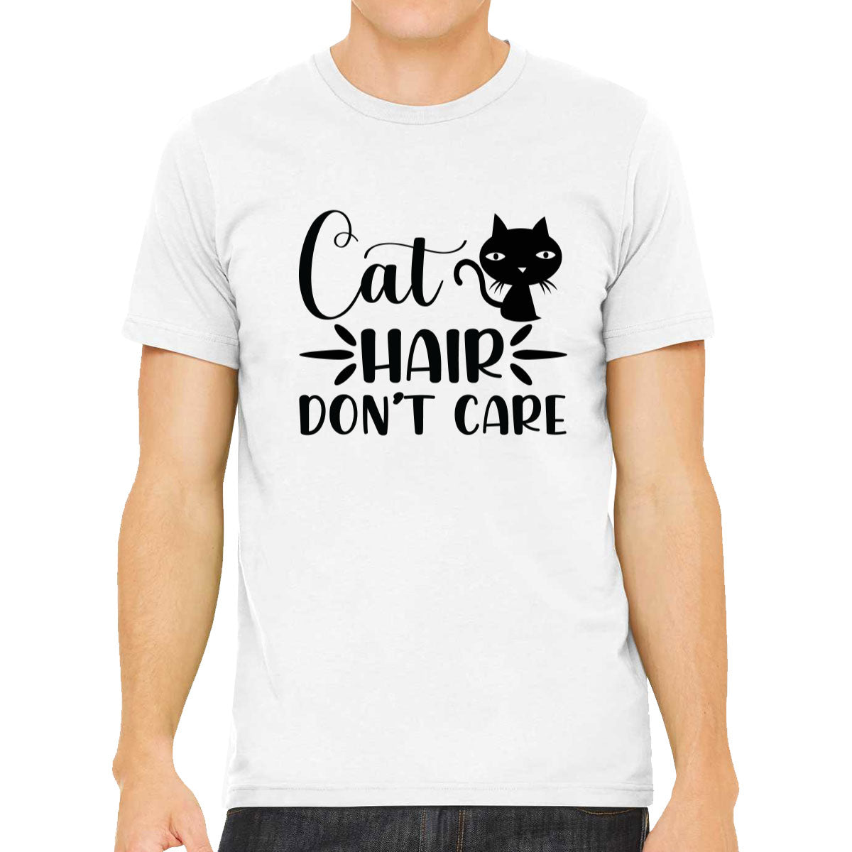 Cat Hair Don't Care Men's T-shirt