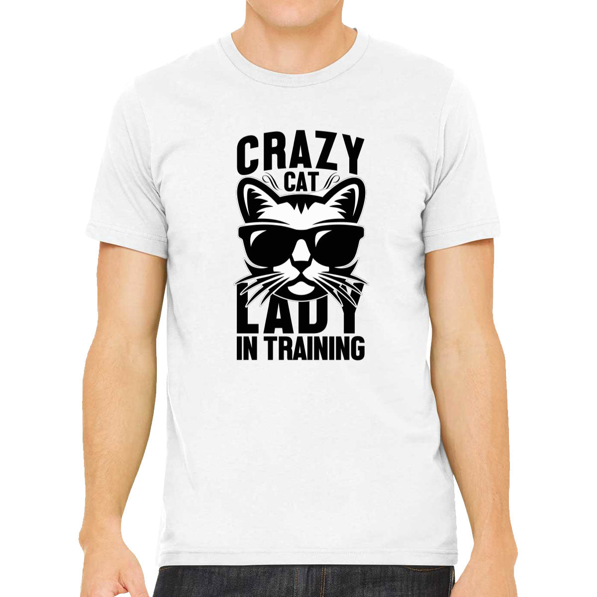 Crazy Cat Lady In Training Men's T-shirt