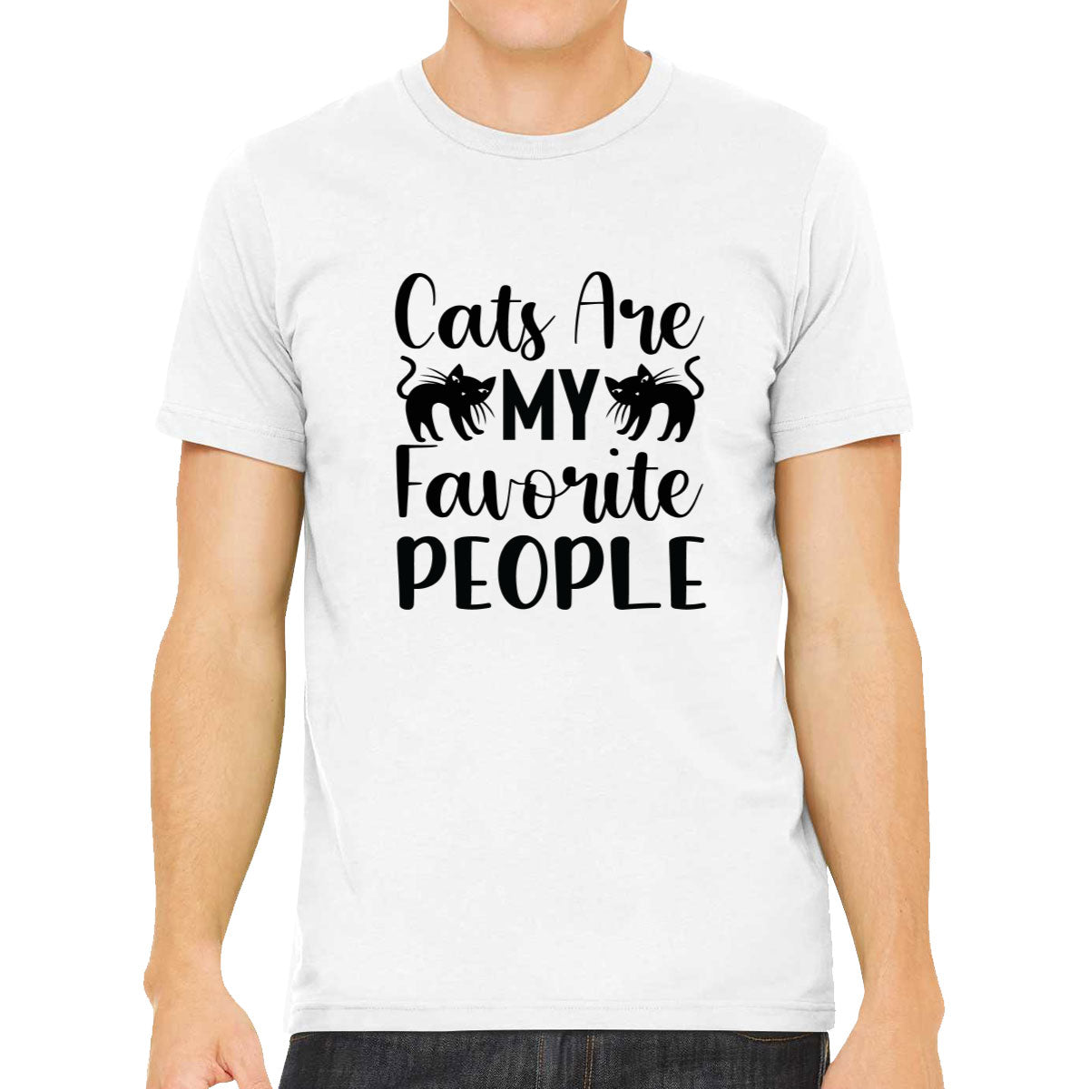 Cats Are My Favorite People Men's T-shirt