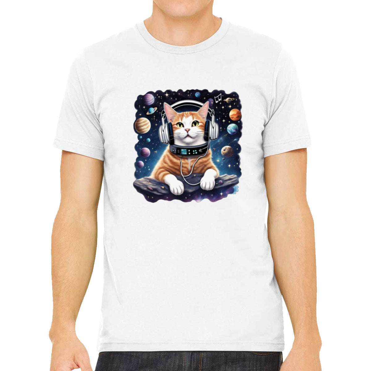 Cat In Space Men's T-shirt