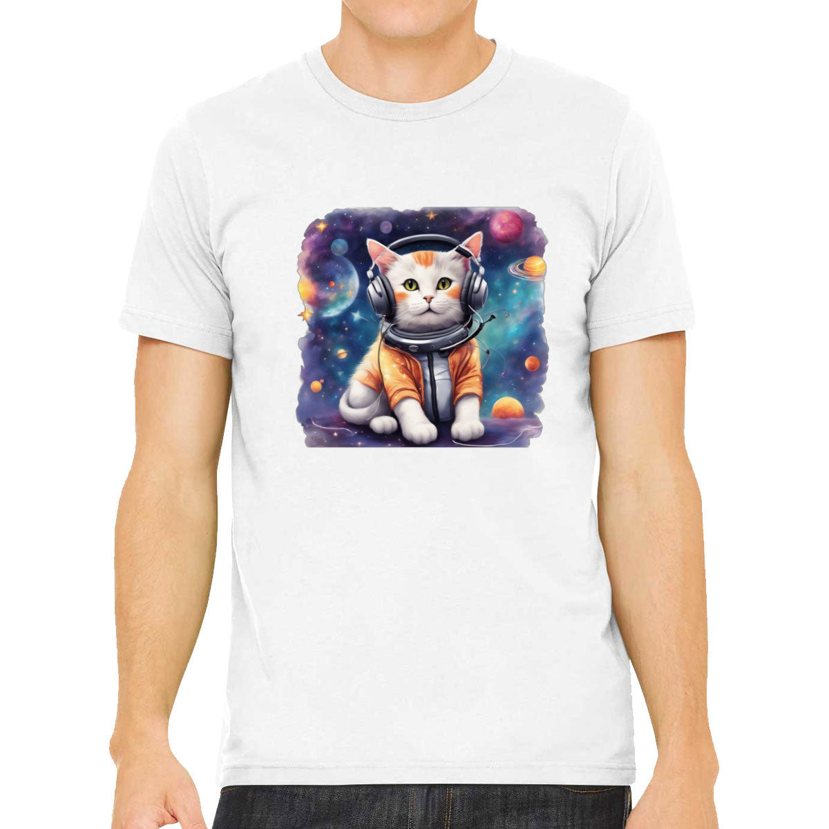 Cat In Space Men's T-shirt