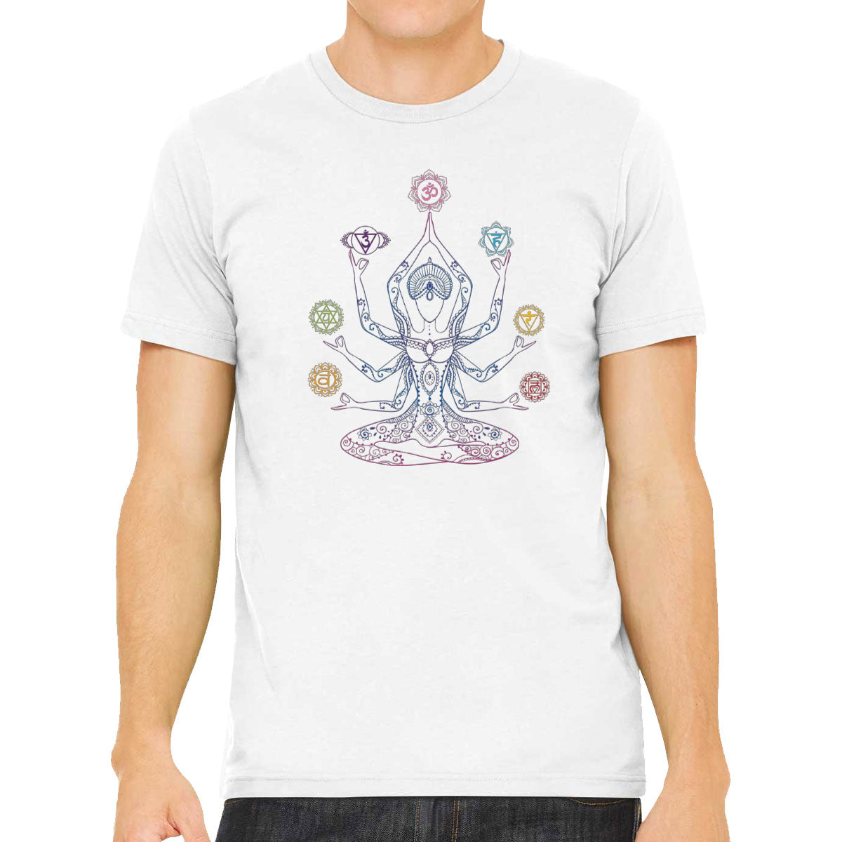 Meditation Chakra Yoga Reiki Men's T-shirt