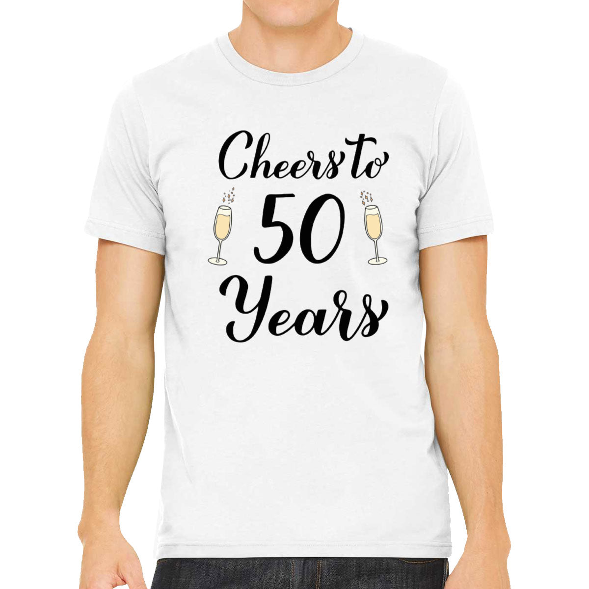 Cheers To 50 Years 50th Birthday Men's T-shirt